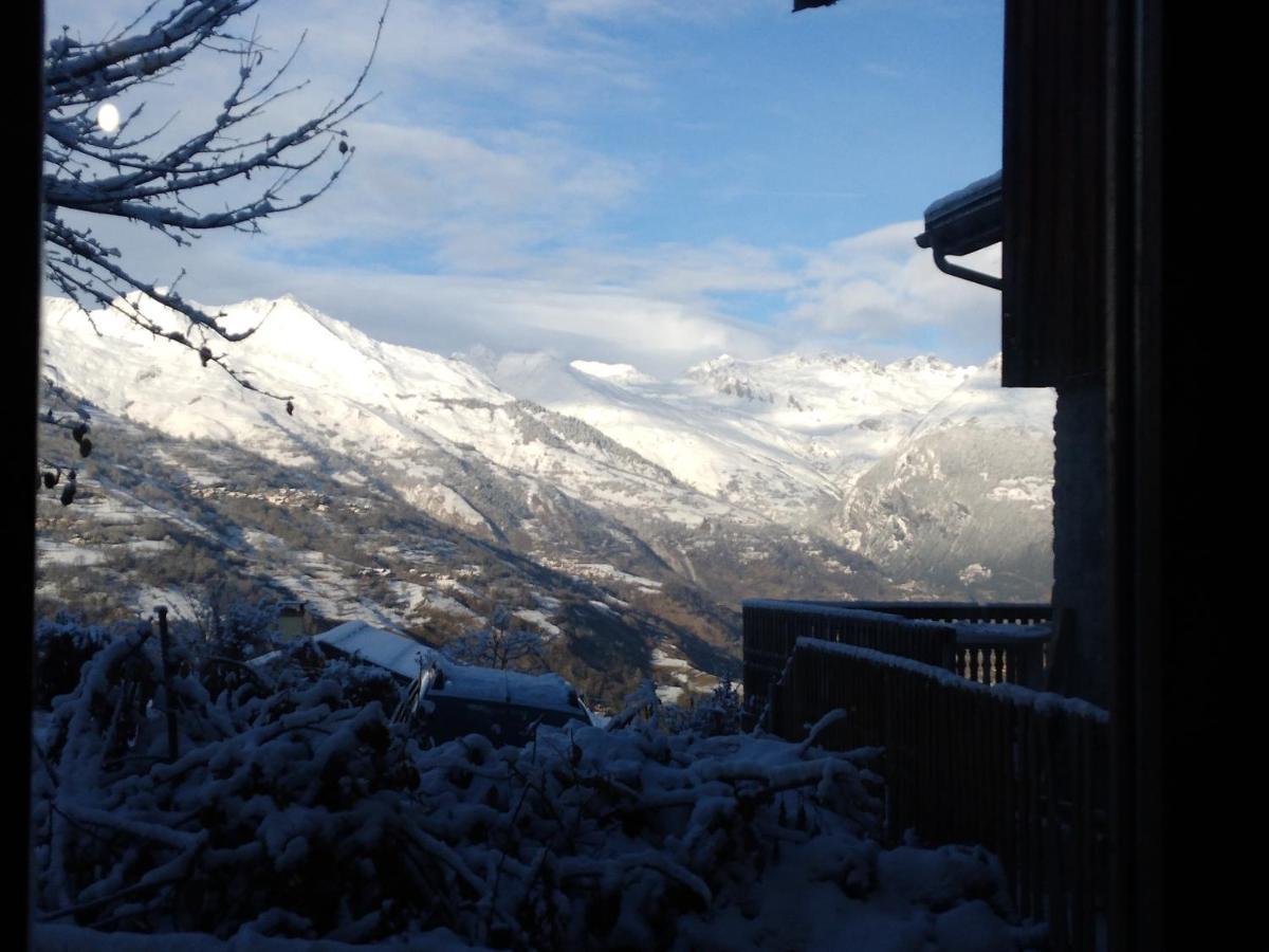 La Plagne Proche Montchavin appartement calme vue top Esterno foto